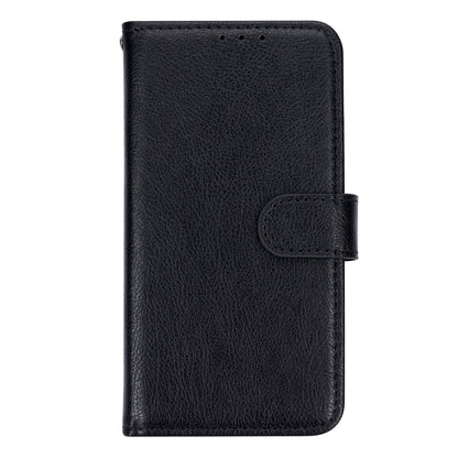 Samsung Galaxy S26 Plus Hülle - Schwarz - Luxuriöse Kunstleder-Portemonnaie-Bookcase