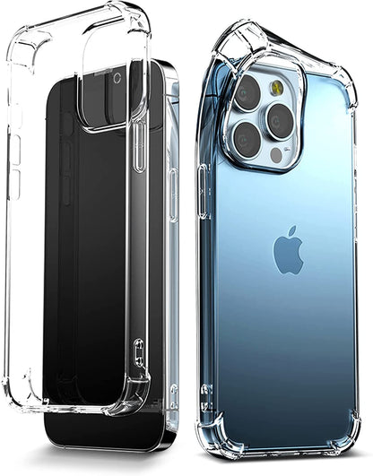 Apple iPhone 15 Pro Case - Clear - Shockproof Back Cover
