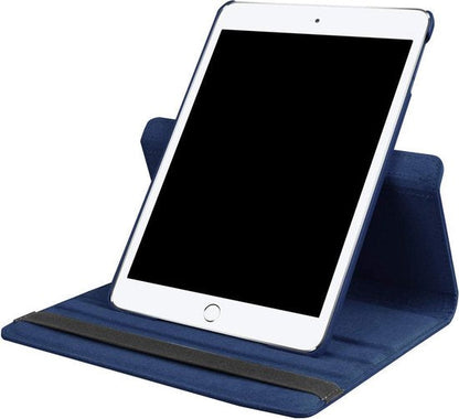 Apple iPad 7 10.2 (2019) Tablet Case - Dark Blue - Rotating Folio Case