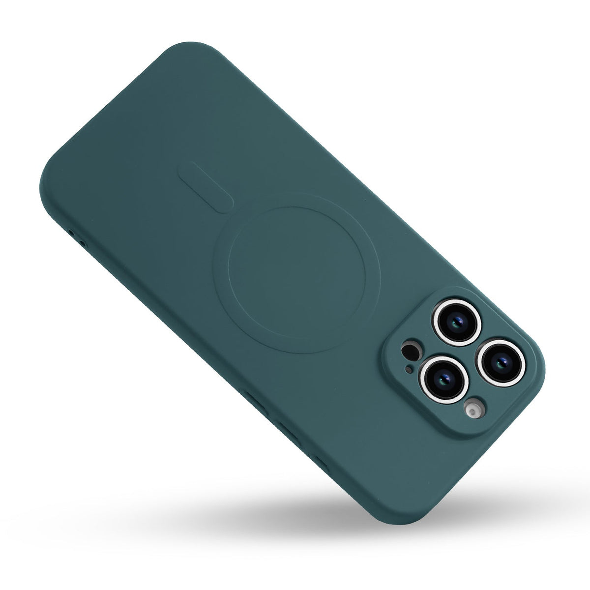 Apple iPhone 16 Pro Hoesje - Groen - Liquid Siliconen MagSafe Back Cover