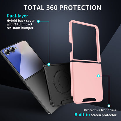 Samsung Galaxy Z Flip 7 Hoesje - Roze - Liquid Siliconen Back Cover
