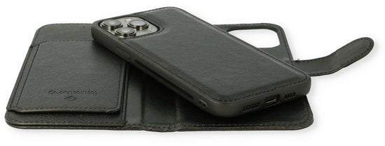 Étui iPhone 11 - Noir - Bookcase 2 en 1 avec 10 compartiments pour cartes