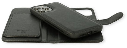 Étui iPhone 11 - Noir - Bookcase 2 en 1 avec 10 compartiments pour cartes
