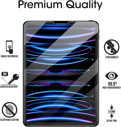 Apple iPad Air 5 10.9 (2022) / 4 10.9 (2020) Screenprotector - Full Cover - 2 Stuks