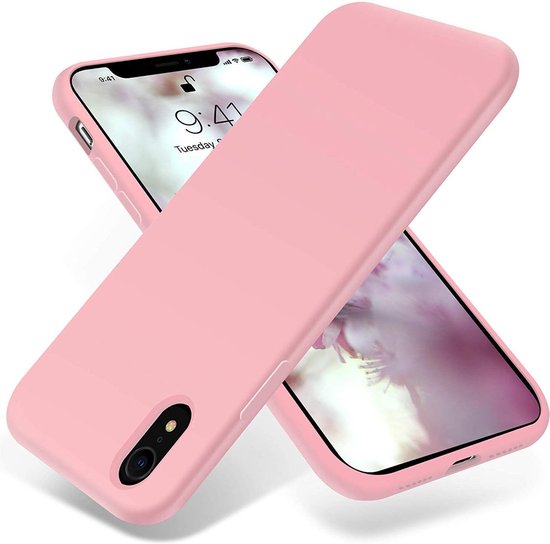 Apple iPhone XR Hoesje - Roze - Siliconen Back Cover