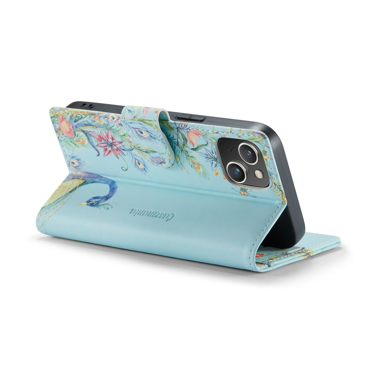 iPhone 14 Plus Hoesje - Pauw Print - Bookcase met Print