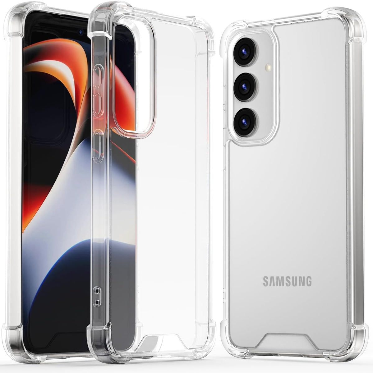 Samsung Galaxy S24 Plus Hoesje - Transparant - Anti-Shock Back Cover