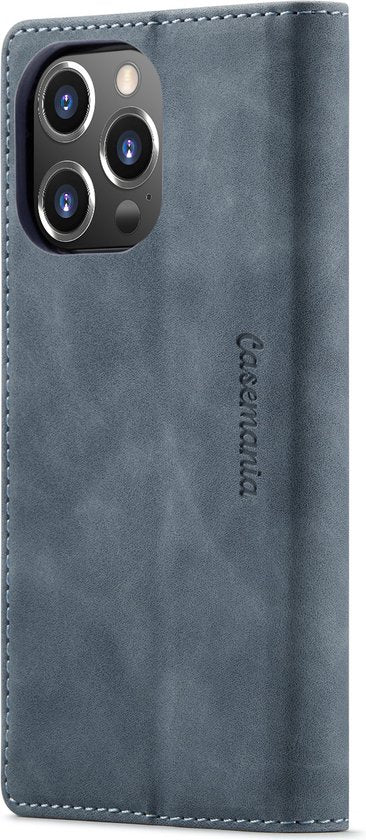 Apple iPhone 13 Pro Hoesje - Shadow Gray - Dunne Bookcase