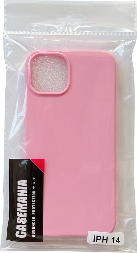 Apple iPhone 14 Hoesje - Magenta - Siliconen Back Cover