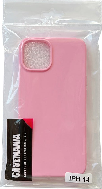 Apple iPhone 14 Hoesje - Magenta - Siliconen Back Cover