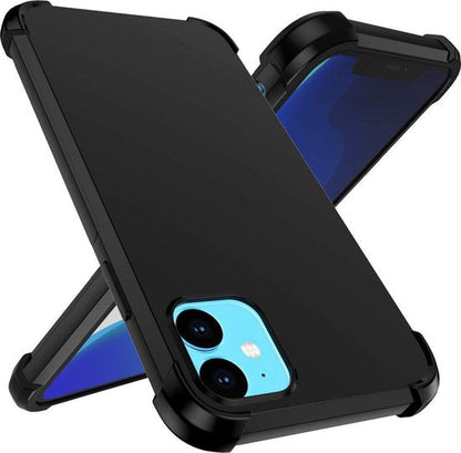 Apple iPhone 11 Hülle - Schwarz - Hybrid Stoßfest Backcover