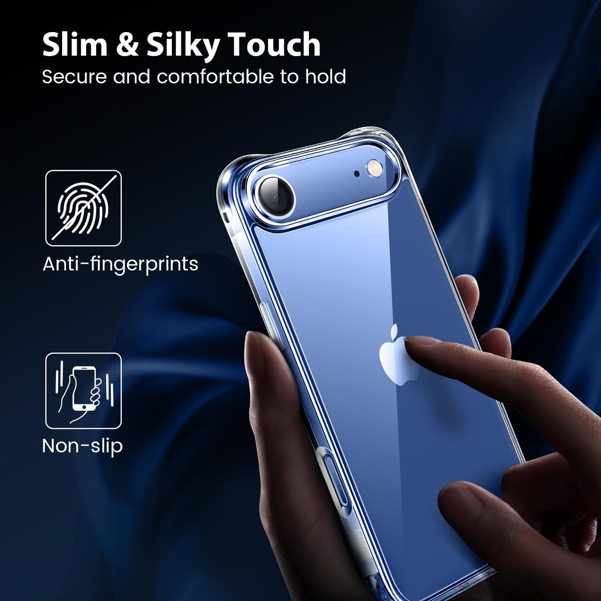 Apple iPhone Air Hoesje - Transparant - Anti-Shock Back Cover