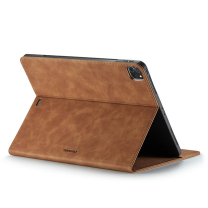 Apple iPad Pro 11 (2024) Tablet Case - Sienna Brown - Luxury Folio Case with Card Holder
