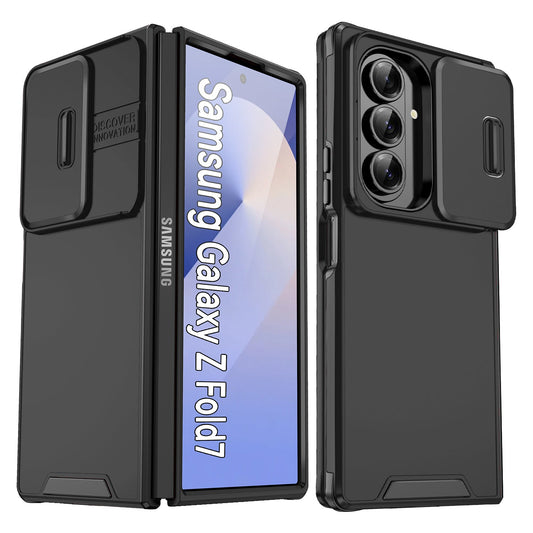 Samsung Galaxy Z Fold 7 Hoesje - Zwart - Shockproof Siliconen Back Cover