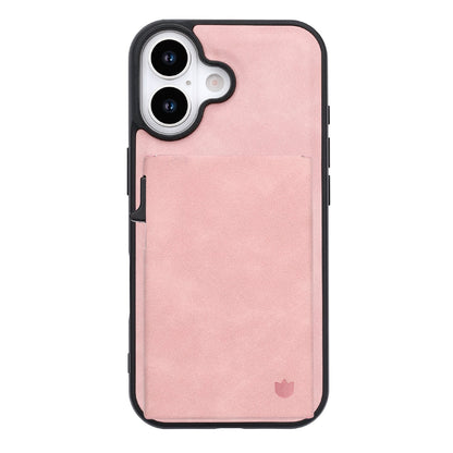 Apple iPhone 17 Hülle - Pale Pink - MagSafe Backcover mit ausziehbarem Kartenfach
