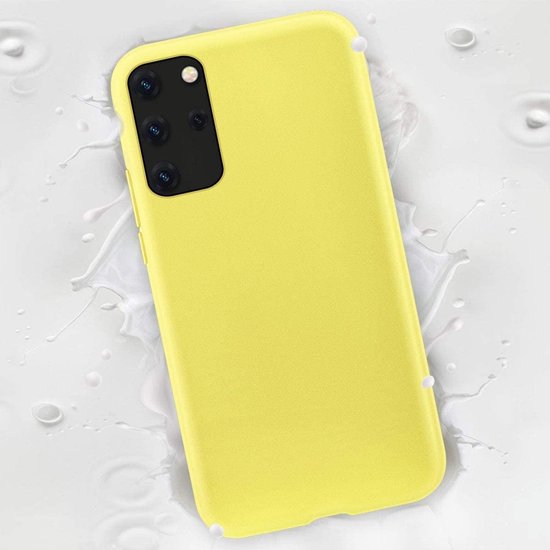 Samsung Galaxy S20 Plus Case - Yellow - Silicone Back Cover