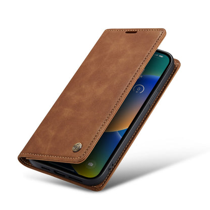 iPhone 16e Case - Sienna Brown - Slim Wallet Case