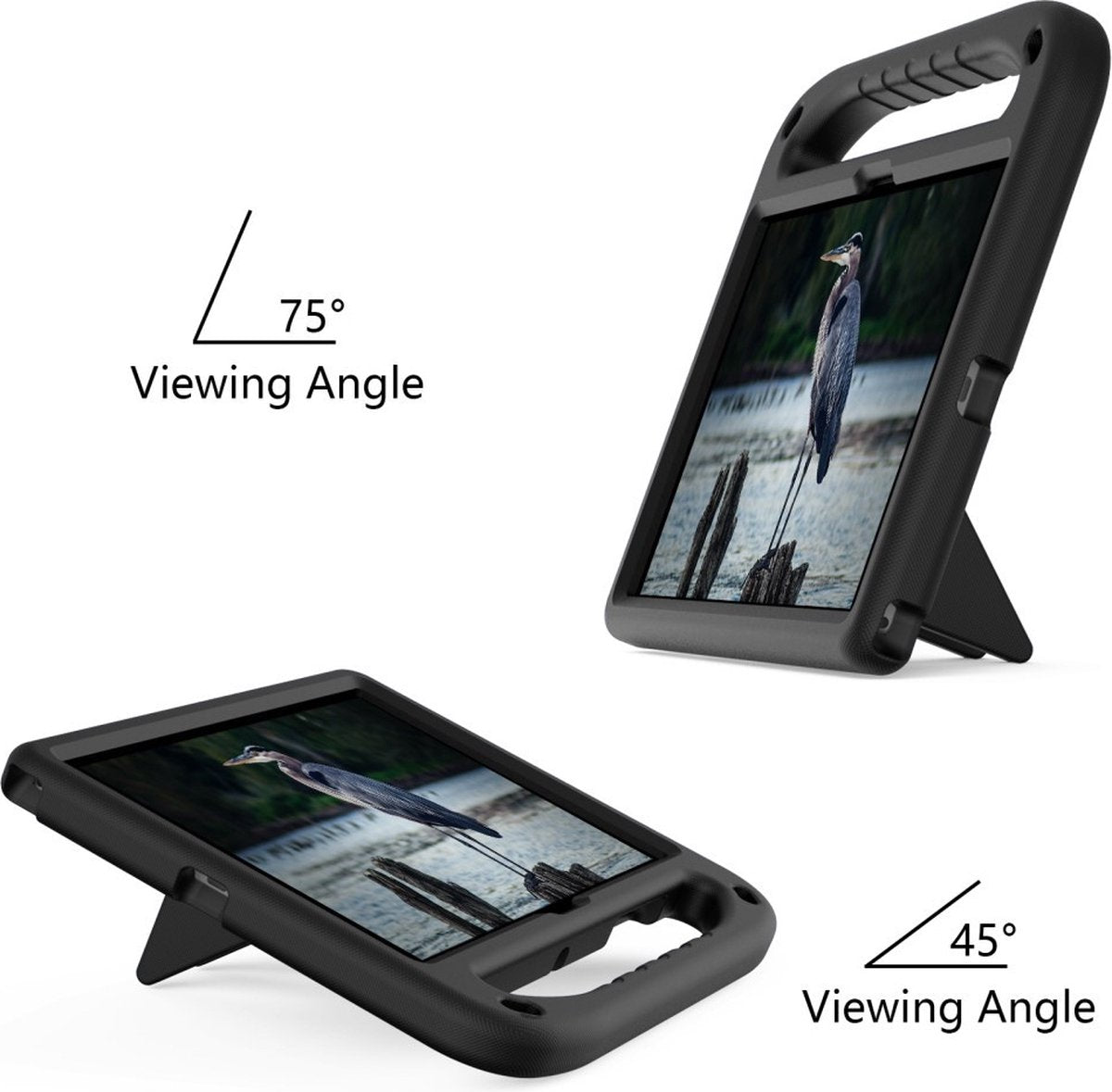 Samsung Galaxy Tab A8 2021 Tablet Case - Black - Shockproof Back Cover