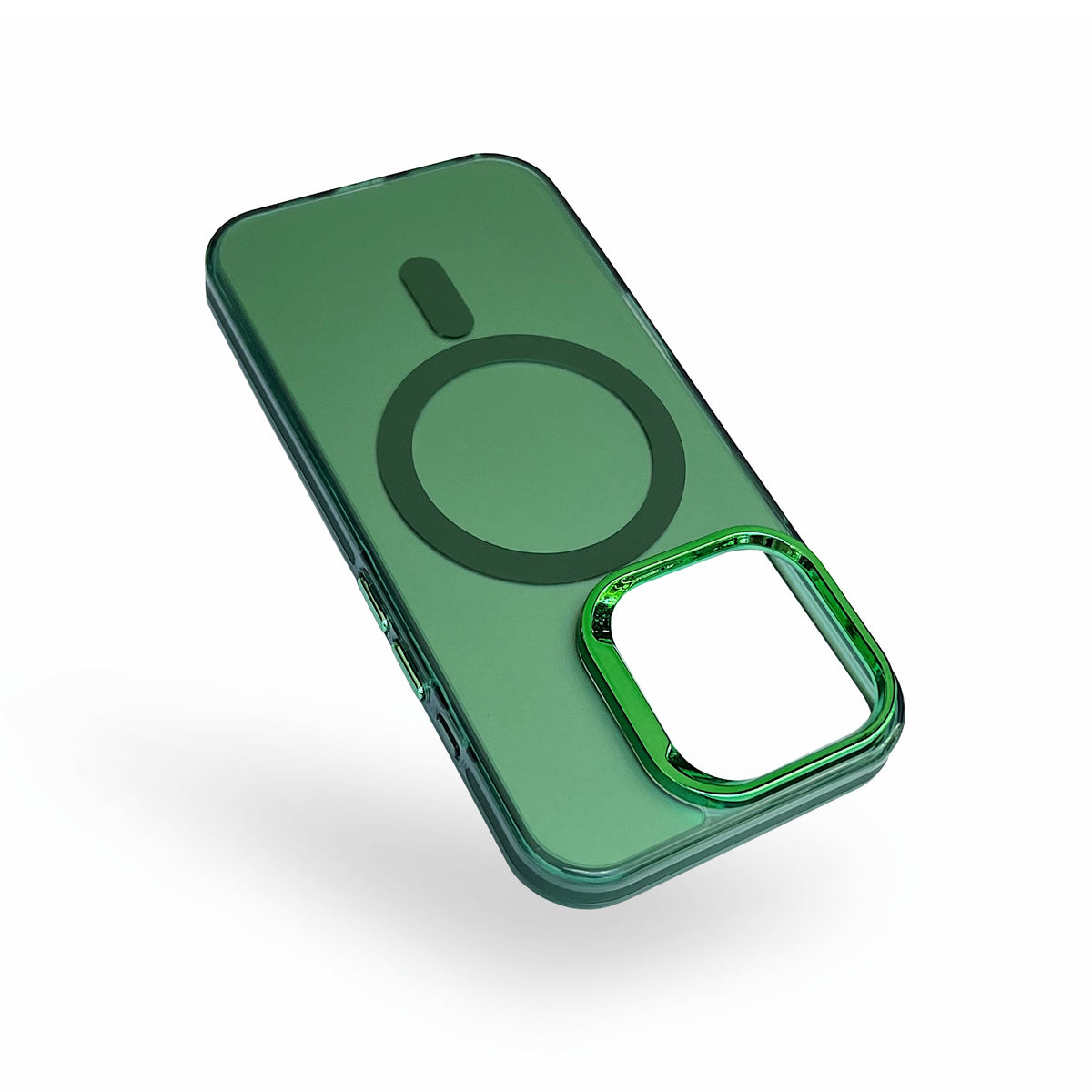 Apple iPhone 12 Pro Case - Green - Fusion Armor MagSafe Back Cover