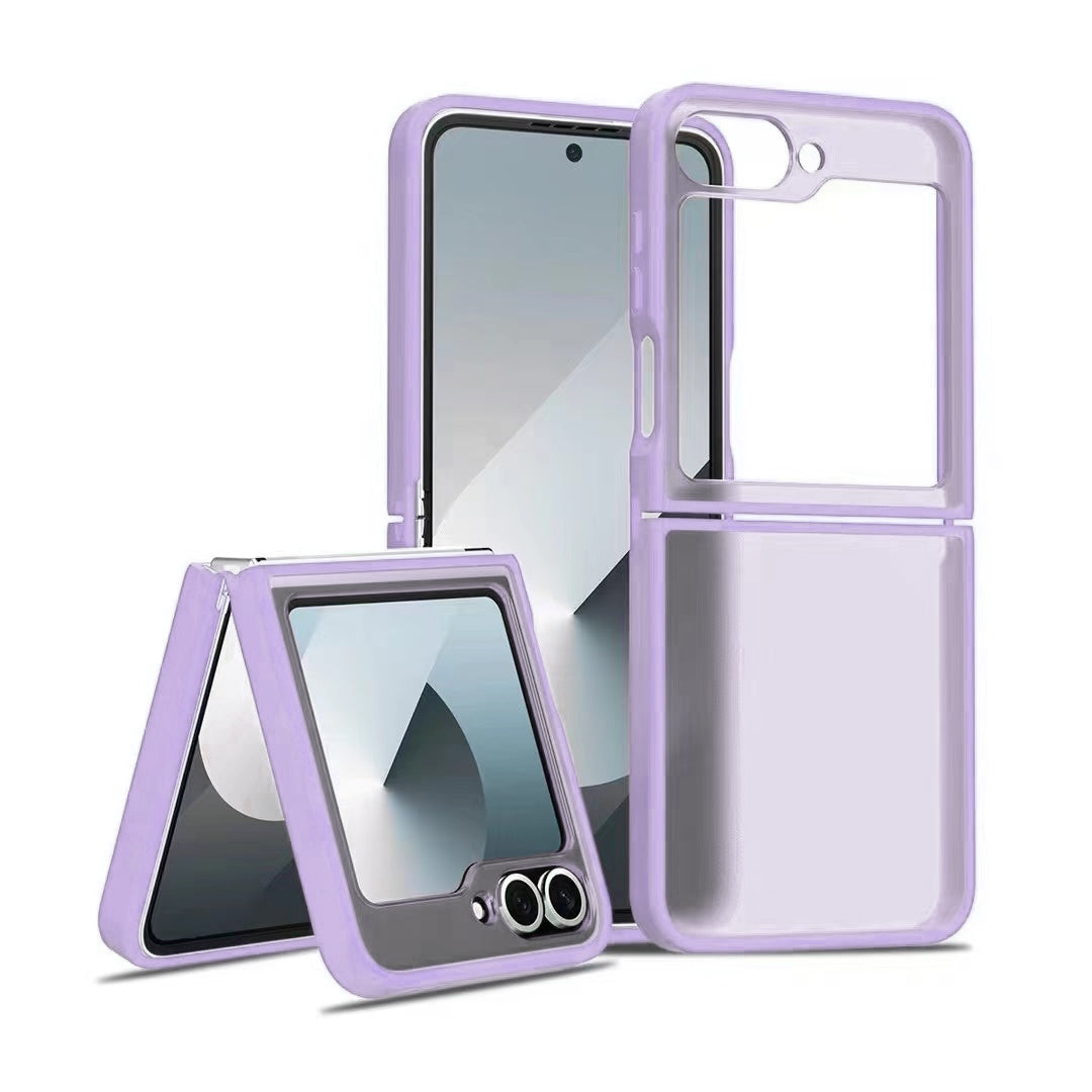 Samsung Galaxy Z Flip 7 FE Case - Purple - Matte Armor Back Cover