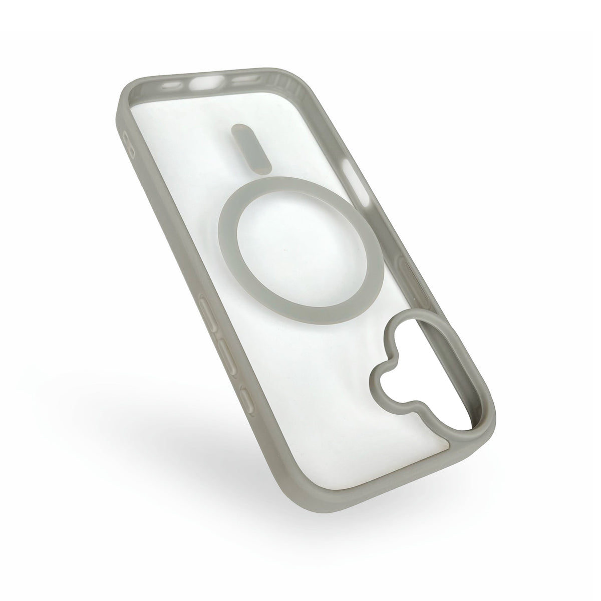 Apple iPhone 17 Case - Grey - Bumper MagSafe Back Cover