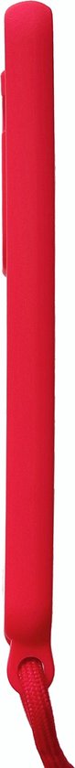 Coque Samsung Galaxy S22 Plus - Rouge - Housse arrière en silicone avec cordon pour téléphone
