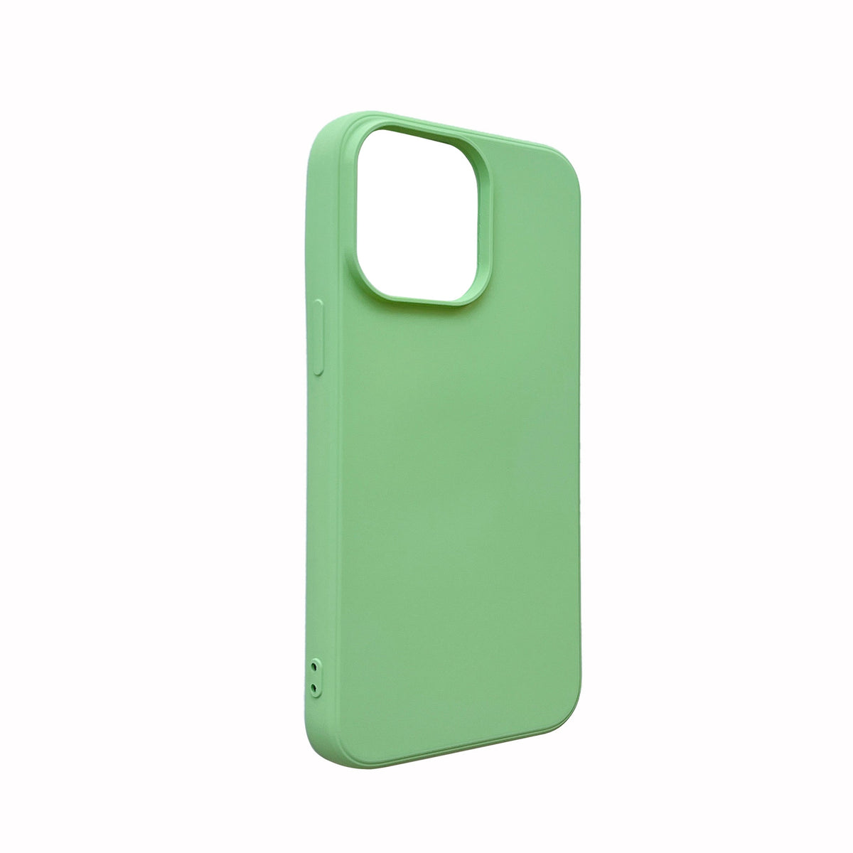iPhone 15 Pro Max Hoesje - Licht Groen - Liquid Siliconen Back Cover