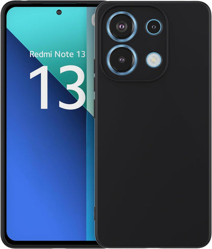 Xiaomi Redmi Note 13 Hoesje - Zwart - Siliconen Back Cover