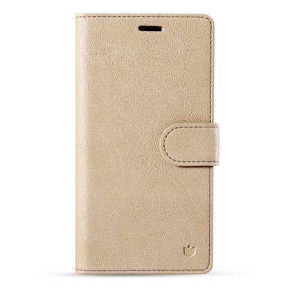 Apple iPhone 17 Pro Max Case - Soft Beige - 2-in-1 Leather-Look MagSafe Wallet Case