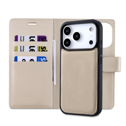 Apple iPhone 18 Pro Hoesje - Gold - 2 in 1 Velvet Bookcase