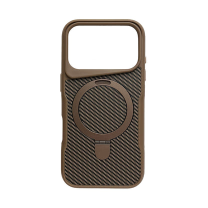 Apple iPhone 17 Pro Max Case - Gold - Carbon MagSafe Back Cover
