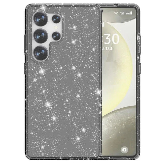Samsung Galaxy S25 Ultra Hülle - Schwarz - Glitzer-Backcover