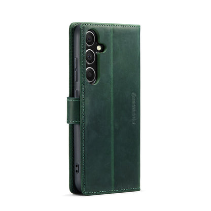 Samsung Galaxy S24 Plus Hoesje - Emerald Green - Echt Leren Bookcase