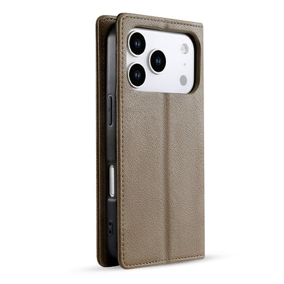 Apple iPhone 17 Pro Hoesje - Mocha Brown - Dunne Leather-look Back Cover