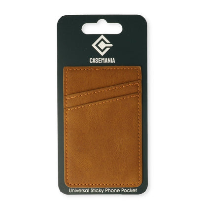 Oppo A17 Hoesje - Sienna Brown - Back Cover met Pasjeshouder