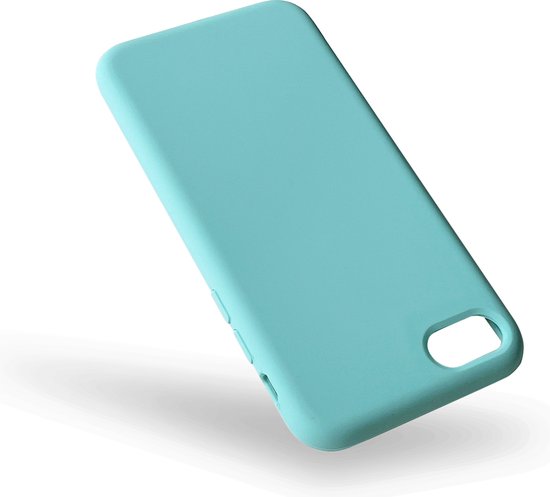 Apple iPhone 7 Hoesje - Blauw - Liquid Siliconen Back Cover
