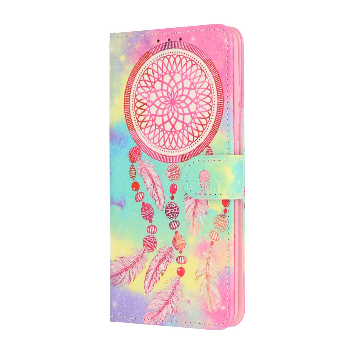 Samsung Galaxy A04s Hoesje - Dromenvanger en Veren - Print Bookcase