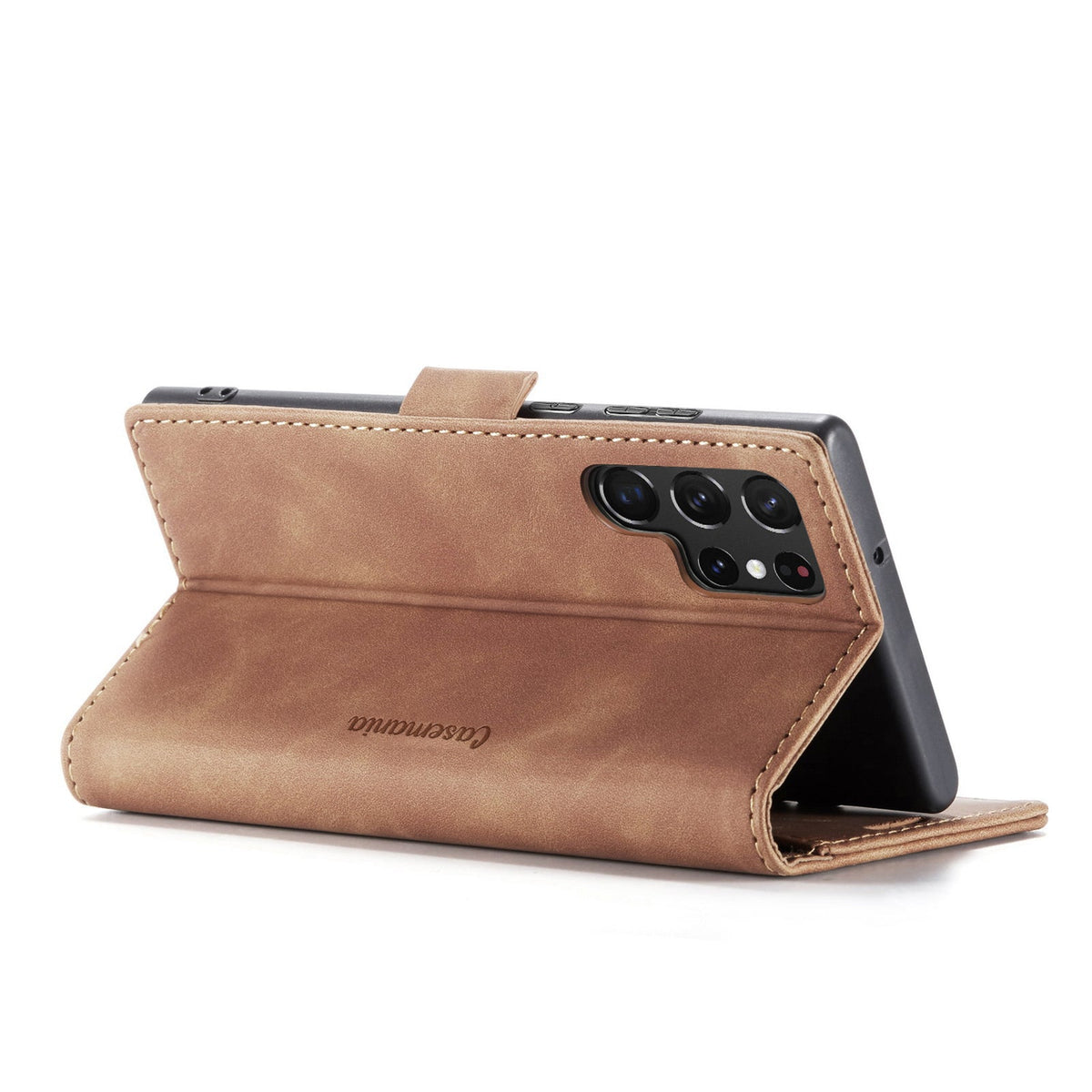 Samsung Galaxy S25 Ultra Hoesje - Sienna Brown - Dunne Bookcase