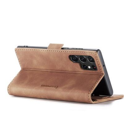 Samsung Galaxy S25 Ultra Hoesje - Sienna Brown - Dunne Bookcase