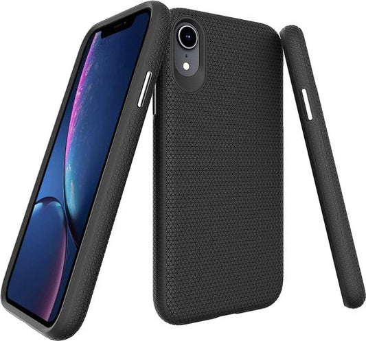 Apple iPhone XR Hülle - Schwarz - Rutschfestes Backcover