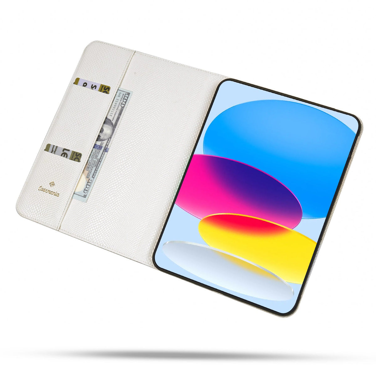 iPad 2025 (A16) Tablethoes - Wit - Snake Tablet Case Back Cover