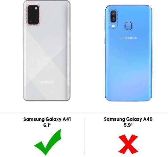 Samsung Galaxy A41 Hoesje - Paars - Siliconen Back Cover