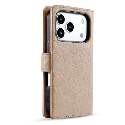 Apple iPhone 17 Pro Hoesje - Soft Beige - 2 in 1 MagSafe Bookcase