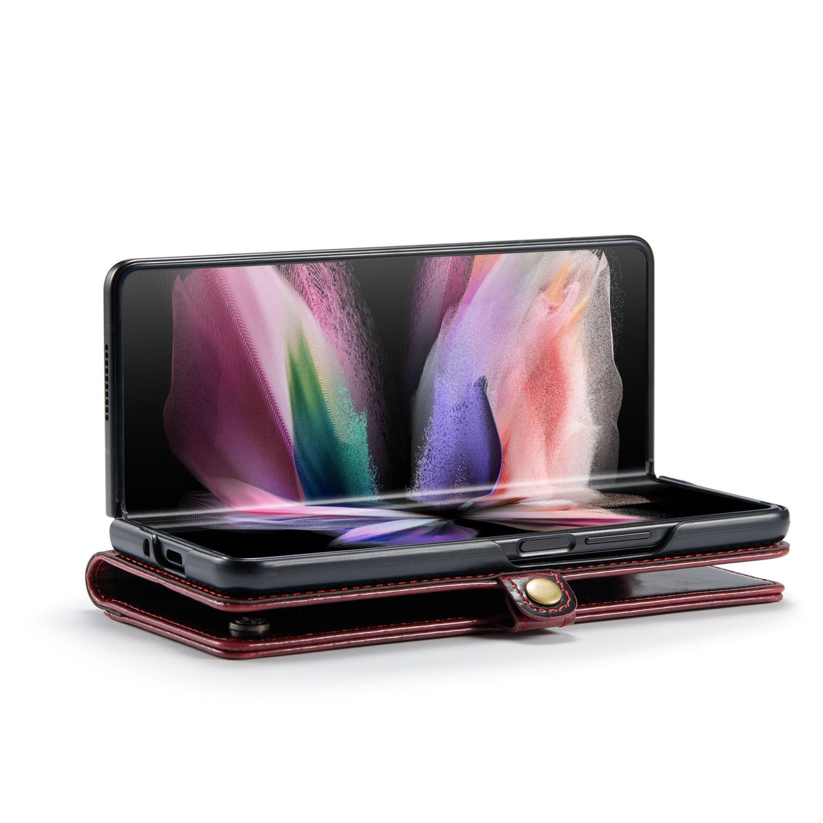 Samsung Galaxy Z Fold 4 Hoesje - Crimson Red - Bookcase