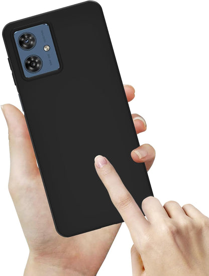 Motorola Moto G54 Hoesje - Zwart - Siliconen Back Cover