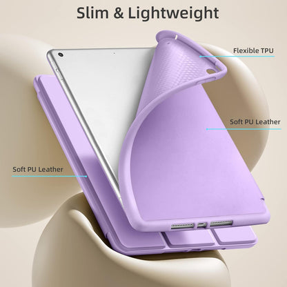 Apple iPad 10.2" WiFi 2019 (7. Gen.) Tablethoes - Lila - Smart Cover