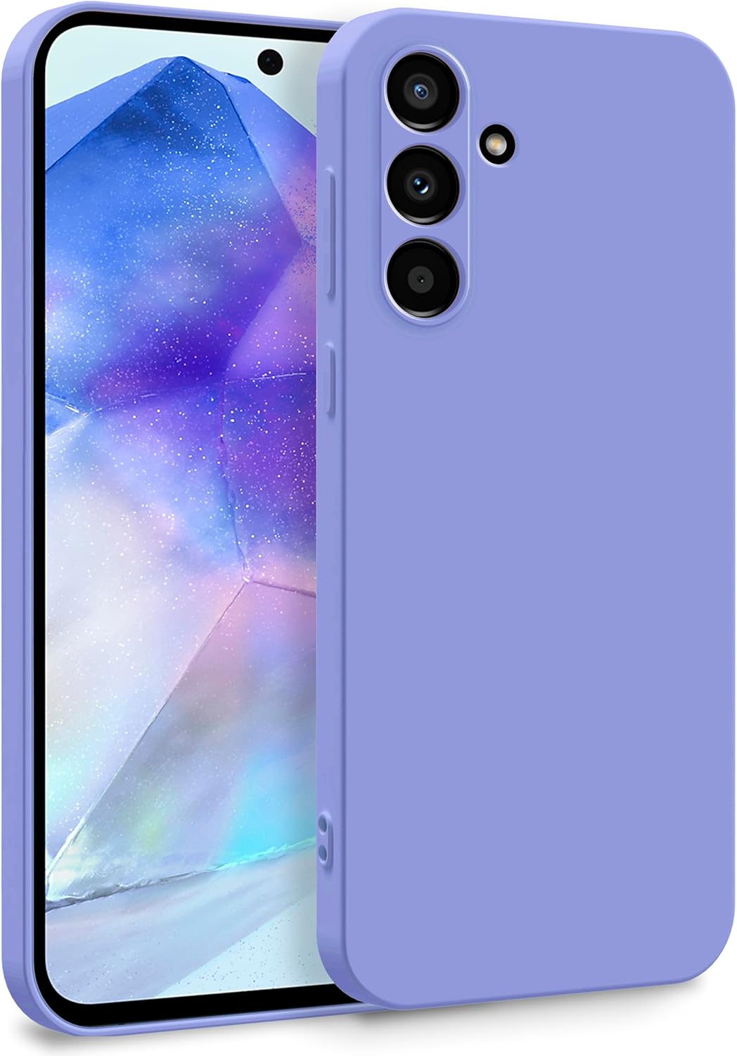 Samsung Galaxy A16 Hoesje - Paars - Liquid Siliconen Back Cover