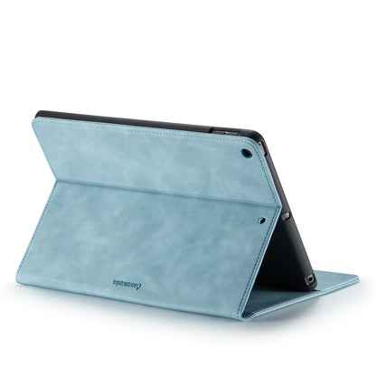 Apple iPad 9 10.2 (2021) Tablethoes - Aqua Blue - Draaibare Bookcase