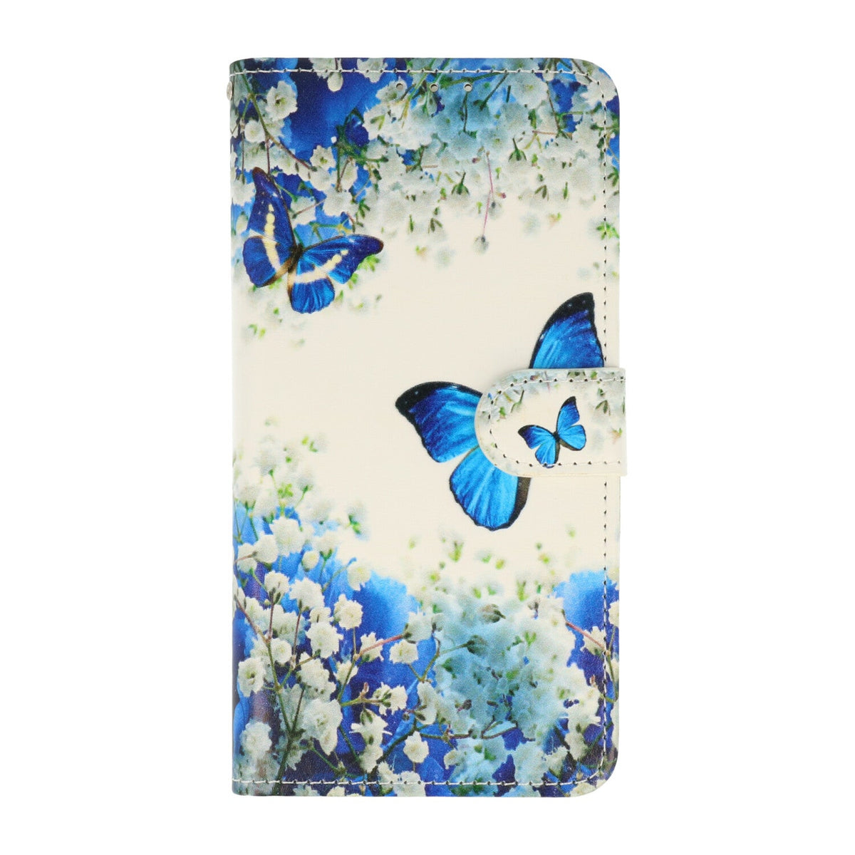Samsung Galaxy S26 Plus Hoesje - Blauwe Vlinders - Bookcase