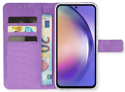Apple iPhone 16e Hoesje - Paars - Bookcase